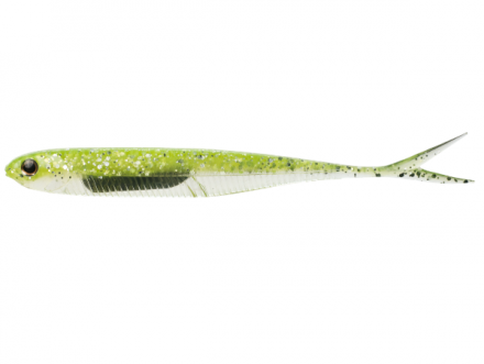Мягкие приманки Fish Arrow Flash J Split SW 4&quot; #102 Chartreuse Silver