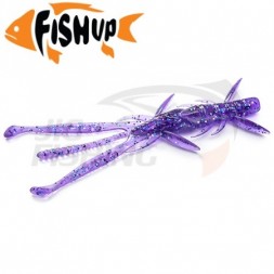 Мягкие приманки FishUp Shrimp 3.6&quot; #060 Dark Violet/Peacock &amp; Silver