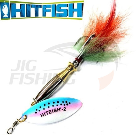 Вращающаяся блесна HitFish Palia Long Heavy #1 8gr 55mm 66
