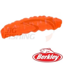 Силиконовая приманка Berkley Gulp Honeyworm 45mm #Orange