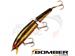 Воблер Bomber Jointed Long A B15J 119F #XMKO Gold Chrome Orange Belly