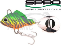 Тейлспиннер Spro ASP Jigging Spinner UV 28gr #Fire Zebra