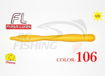 Мягкие приманки Fresh Lures Flat Worm 3.1&quot; #106