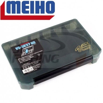 Коробка рыболовная Meiho/Versus VS-3037ND Black 275х187х43mm