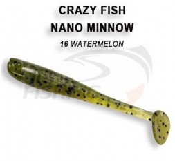Мягкие приманки Crazy Fish Nano Minnow 2.2&quot; #16 Watermelon