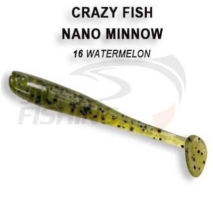 Мягкие приманки Crazy Fish Nano Minnow 2.2&quot; #16 Watermelon