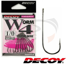 Крючки Decoy Strong Wire Worm 4 #1