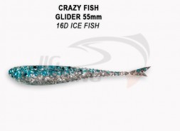 Мягкие приманки Crazy Fish Glider 2.2&quot; 16D Ice Fish