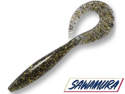 Мягкие приманки Sawamura One&#039;Up Curly 3.5&quot; #166