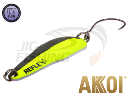 Блесна колеблющаяся Akkoi Reflex Cyclone 32mm 2.6gr  #R10