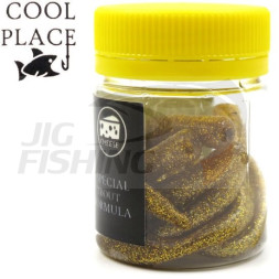 Мягкие приманки Cool Place червь Flat Worm 3.2&quot; #Gold FLK