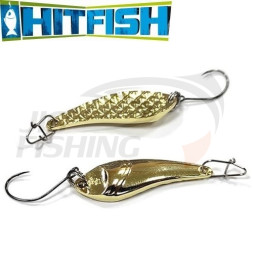 Колеблющаяся блесна HitFish Lite Series Fanatik 2gr #Gold