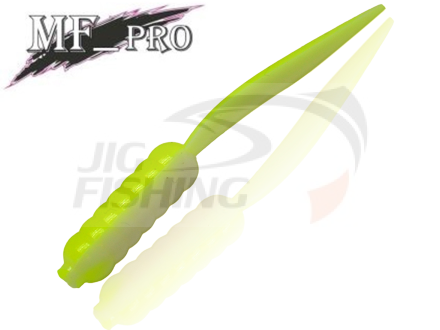 Мягкие приманки MF Pro Willow Tail 2&quot; #08 White/Chartreuse