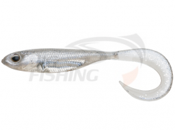Мягкие приманки Fish Arrow Flash J Grub SW 4.5'' #100 Shirasu Silver