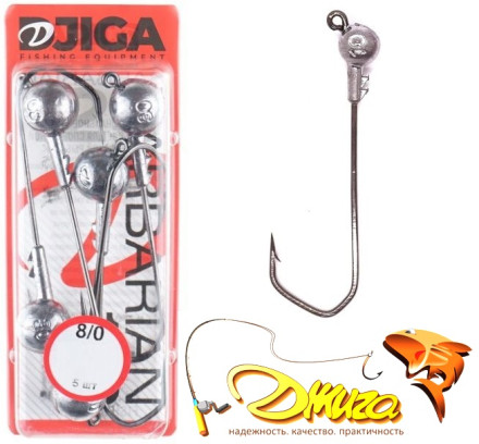 Джиг-головки Jiga Barbarian 120° #8/0 18gr (5шт/уп)
