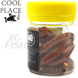 Мягкие приманки Cool Place червь Flat Worm 3.2&quot; #Brown FLK