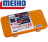 Коробка для приманок Meiho/Versus W Form Case #Orange