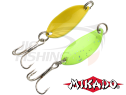 Колеблющаяся блесна Mikado Trout Campione Mini 1.4gr #Green/Yellow