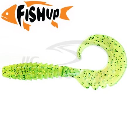 Мягкие приманки FishUp Fancy Grub 1&quot; #026 Flo Chartreuse Green