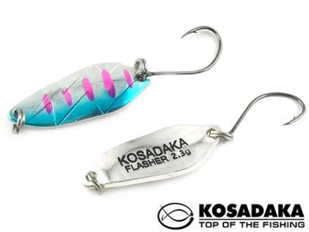 Колеблющаяся блесна Kosadaka Trout Police Flasher 26mm 2.3gr #M97