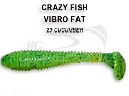 Мягкие приманки Crazy Fish Vibro Fat 2.8&quot; 23 Cucumber