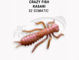 Мягкие приманки Crazy Fish Kasari 1.6&quot; 52 Somatic