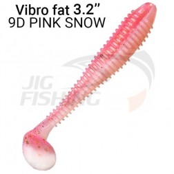 Мягкие приманки Crazy Fish Vibro Fat 3.2&quot; 9D Snow Pink