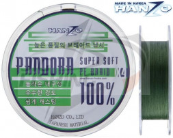 Шнур Hanzo Pandora X4 125m Green #0.4 0.10mm 4.8kg