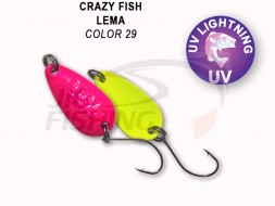 Колеблющиеся блесна Crazy Fish Lema 1.6gr #29