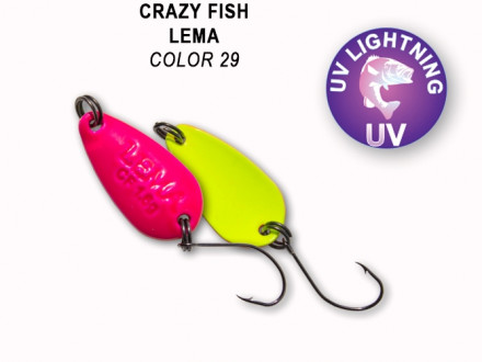 Колеблющиеся блесна Crazy Fish Lema 1.6gr #29