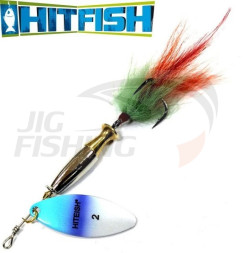 Вращающаяся блесна HitFish Palia Long Heavy #1 8gr 55mm 99