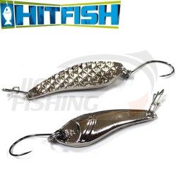 Колеблющаяся блесна HitFish Lite Series Fanatik 3gr #Silver