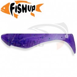 Мягкие приманки FishUp Wizzy 1.5&quot; #060 Dark Violet/Peacock &amp; Silver