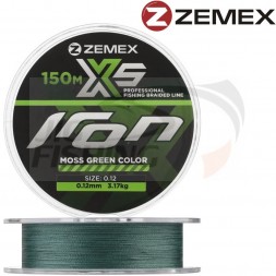 Шнур Zemex Iron PE X5 150m Moss Green #0.12mm 3.17kg