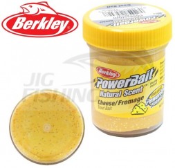 Паста форелевая Berkley PowerBait Natural Scent 50gr Cheese Glitter Cheese