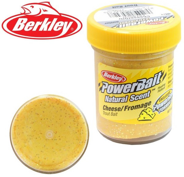 Berkley PowerBait Natural Scent 50gr – Esca In Pasta Per Trote Al Gusto Fruit, Con Glitter E Formula Esclusiva POWERBAIT