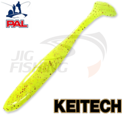 Мягкие приманки Keitech Easy Shiner 6.5&quot; #PAL01 Chartreuse Red Flake