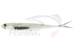 Мягкие приманки Fish Arrow Flash J Split SW 4&quot; #111 Clear Holo Silver