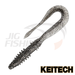 Мягкие приманки Keitech Mad Wag 7&quot; #206 Smoke PP Silver