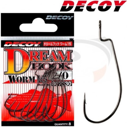 Крючки Офсетные Decoy Dream Hook Worm 15 #3/0