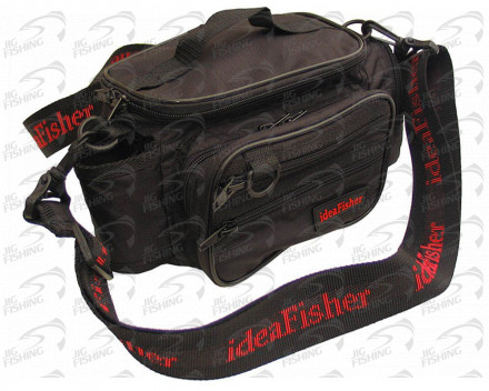 Поясная сумка IdeaFisher Stakan-100 лайтовик с держателем удилища Черный