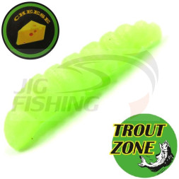 Мягкие приманки Trout Zone Dragonfly Larva 0.9&quot; #Glow Cheese