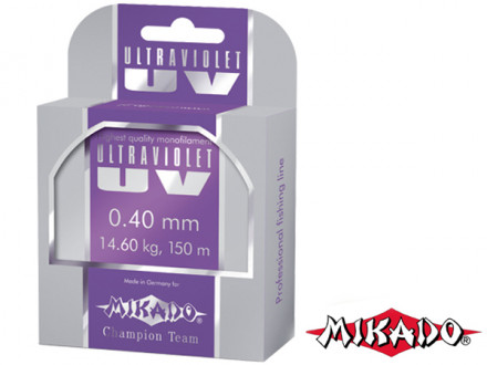 Леска монофильная  Mikado Ultraviolet UV 150m 0.32mm 11.50kg
