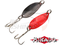 Колеблющаяся блесна Mikado Trout Campione Mini 1.4gr #Red/Black