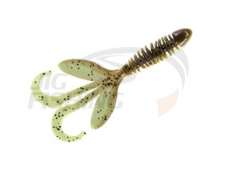 Мягкие приманки YUM F2 Wooly Hawgtail 3&quot; #Dark Grasshopper