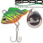 Тейлспиннер Spro ASP Jigging Spinner UV 18gr #Fire Zebra
