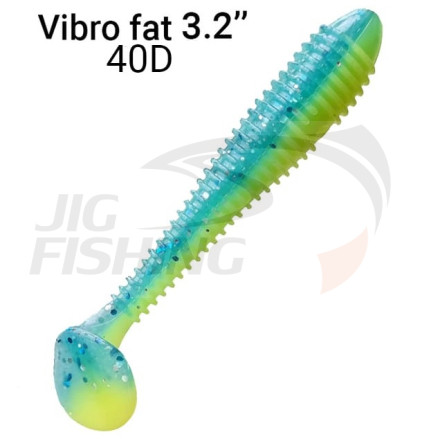 Мягкие приманки Crazy Fish Vibro Fat 3.2&quot; 40D