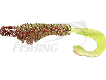 Мягкие приманки B Fish &amp; Tackle Moxi Ringie 3&quot; #141  PurpleCracker/Chart Tail