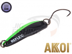 Блесна колеблющаяся Akkoi Reflex Cyclone 32mm 2.6gr  #R14