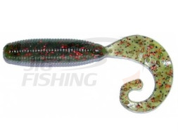 Мягкие приманки Reins Fat G-Tail Grub 4&quot; #025 Watermelon Red